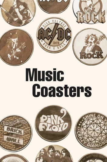 Rock Band Music Coasters - Cool Coasters