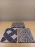 Japanese Placemats - Navy Blue White Cotton Cloth - DECANTRE