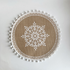 Round Boho Placemats - Vintage Farmhouse - Jute Cotton Hemp