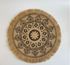 Round Boho Placemats - Vintage Farmhouse - Jute Cotton Hemp