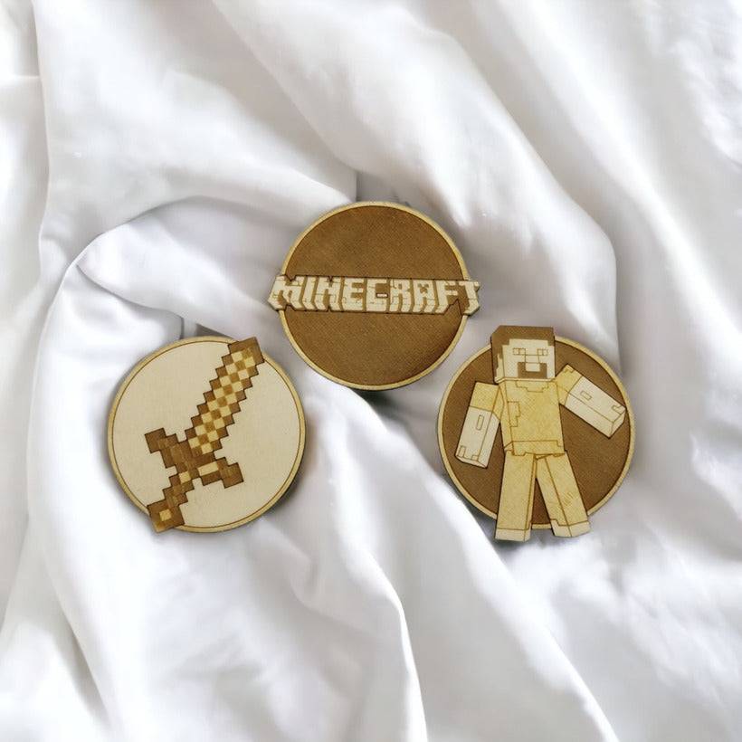 Minecraft coasters