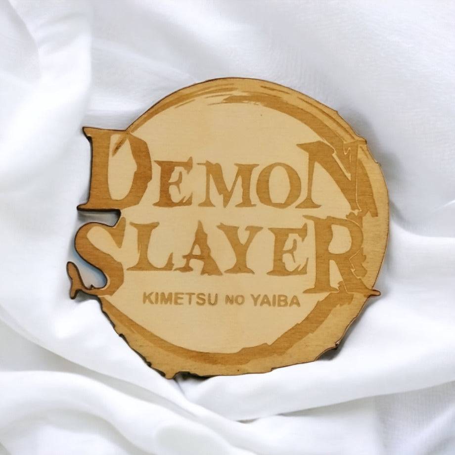 Demon Slayer Kimetsu no Yaiba Handmade wooden coasters with anime art