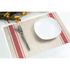 Blue, Gray, and Red PVC Vinyl Placemats for Modern Tables