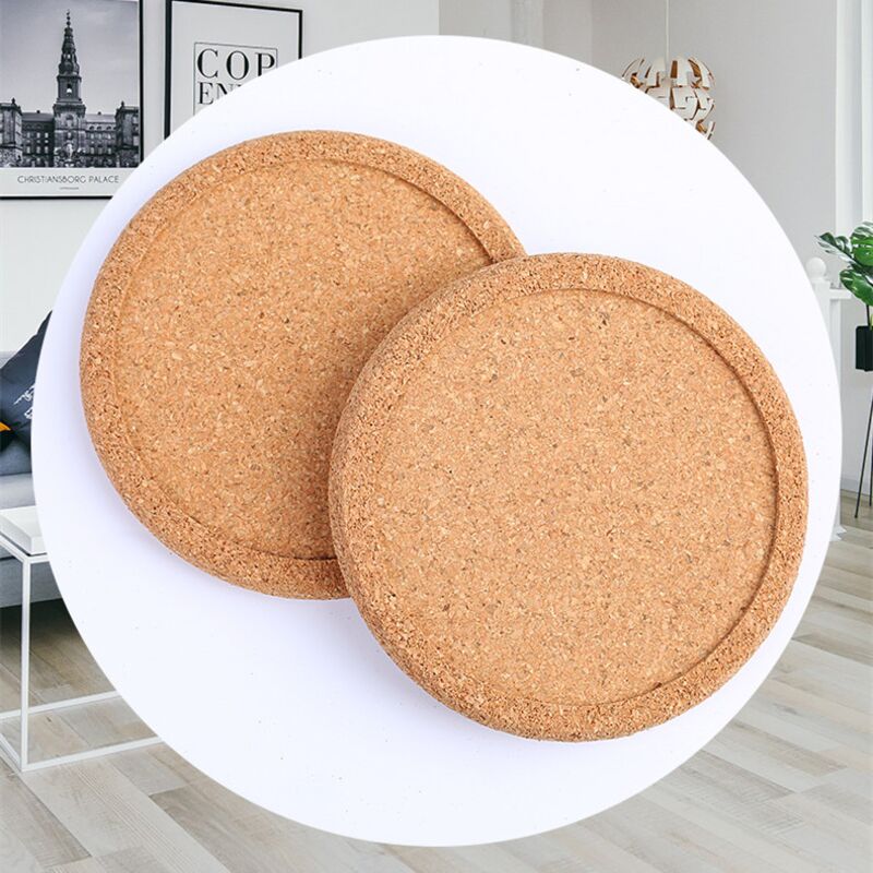 Cork Round coasters