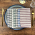 Japanese Cotton Napkins & Table Mats: Elegant Rectangle Placemats