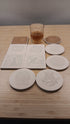 Personalized Ceramic Coasters Bulk Set 10 Custom - Cork Back