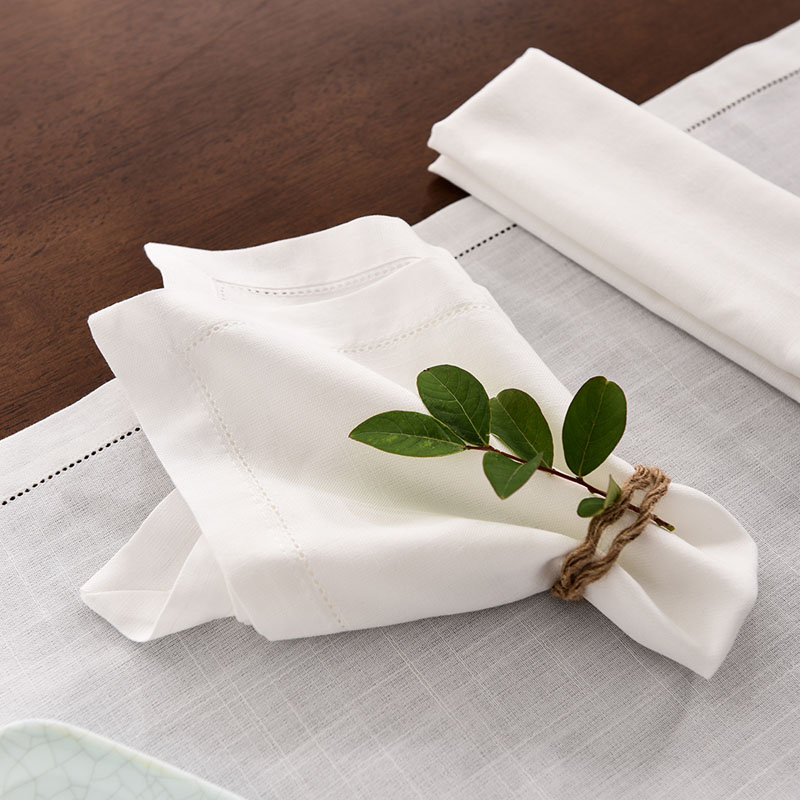 Premium White Cotton Linen Napkins & Placemats for Every Occasion