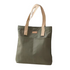 Laptop Zippered Canvas Tote Bags - Black Brown - DECANTRE