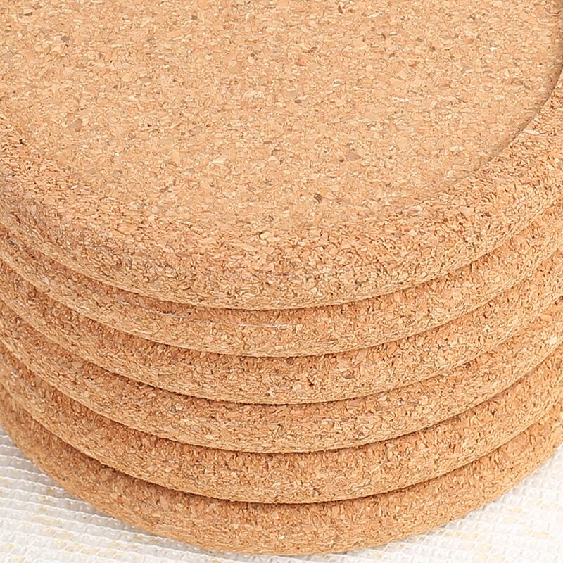 Cork Round coasters