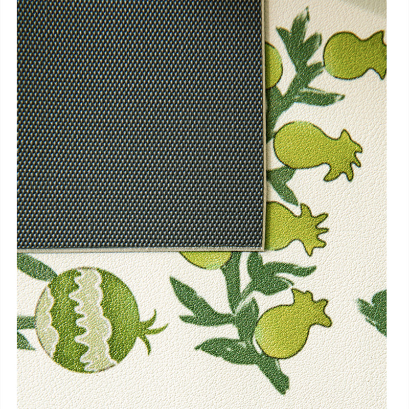 Buy Thick Green Leather Waterproof and Oil-Proof Placemats