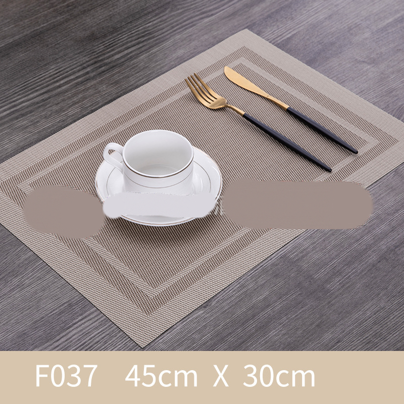 Premium Western Style PVC Placemats - Versatile Colors