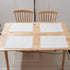 Stylish White Rectangular Placemats - Linen Cotton Cloth for Dining