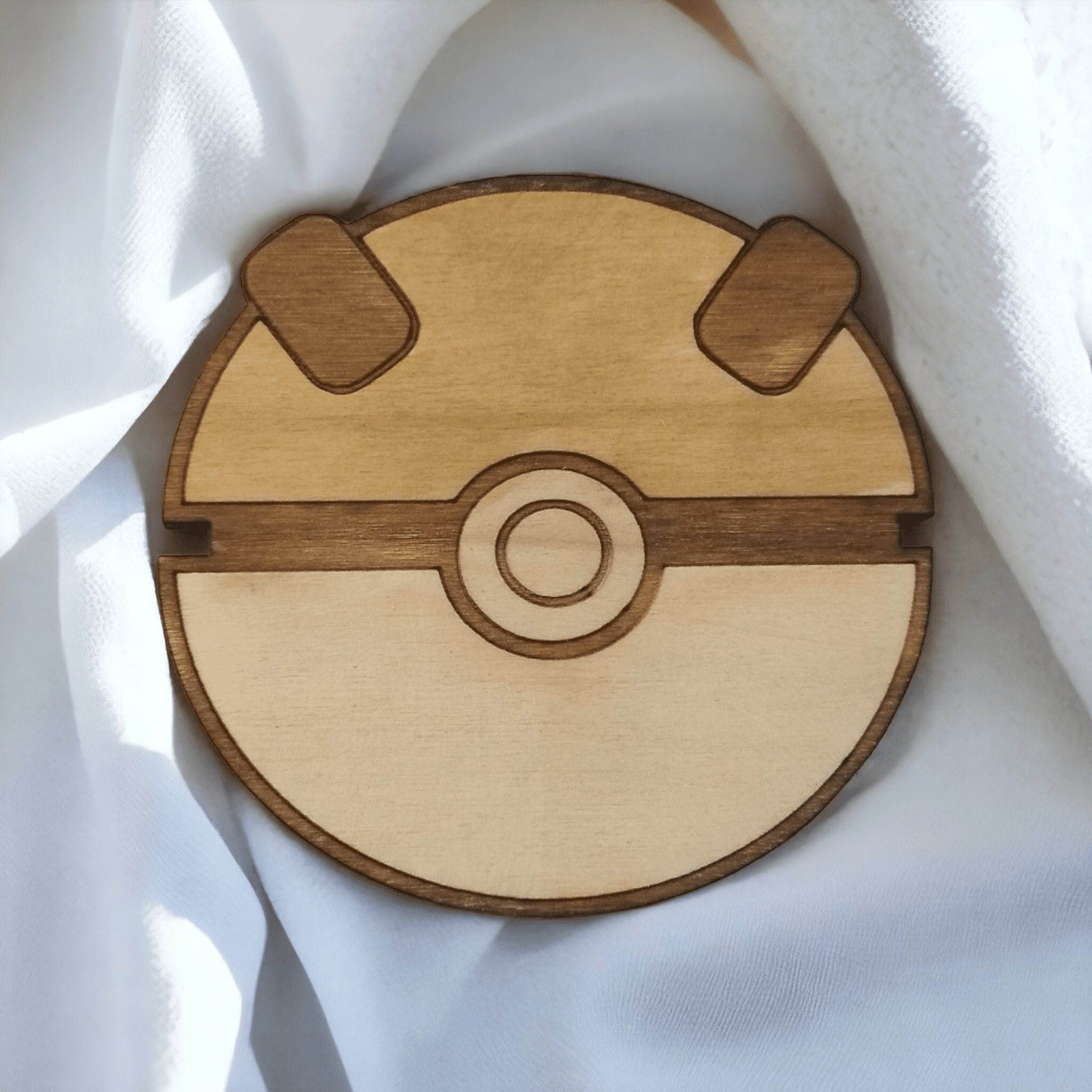 Bandmade Pokeball Wooden Coaster