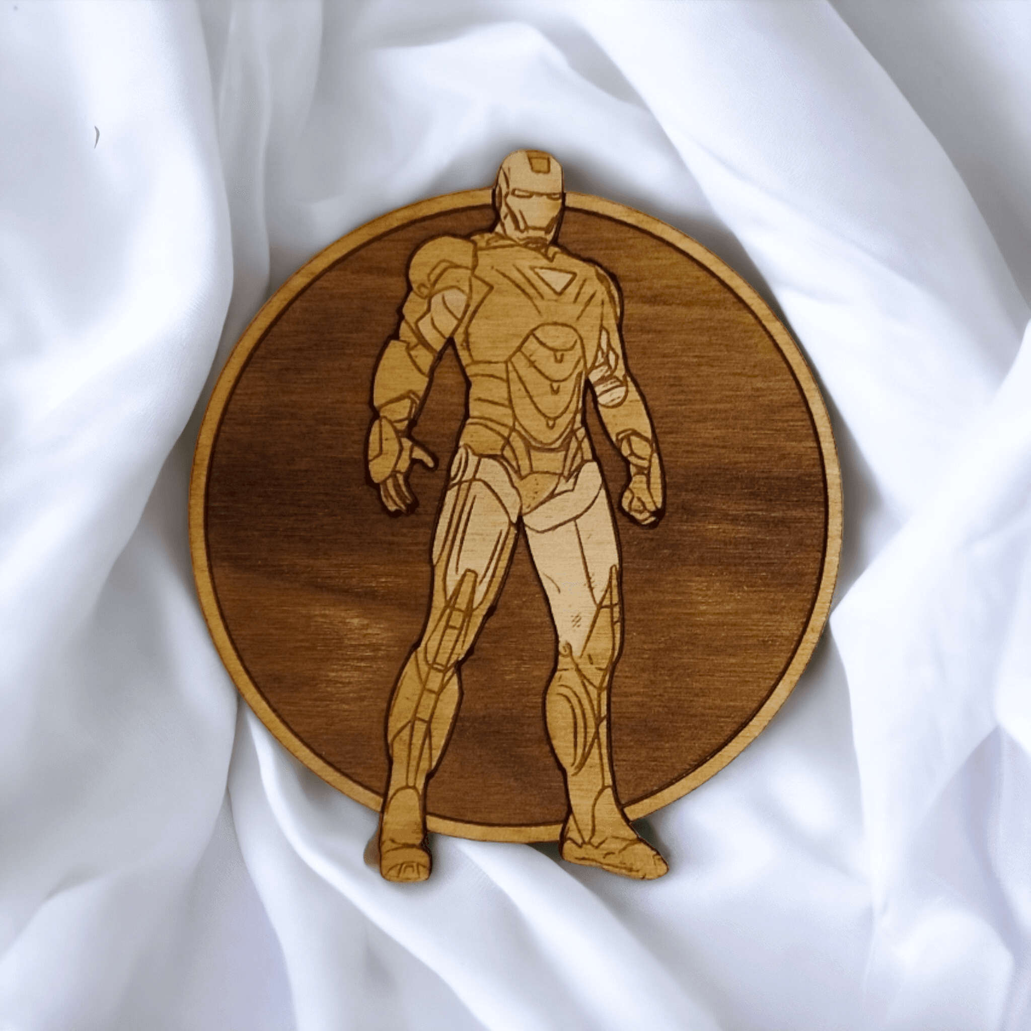 Set of 6 Superheroes Wooden Coasters - Handmade Gift - Housewarming - Wood Kitchenware-8