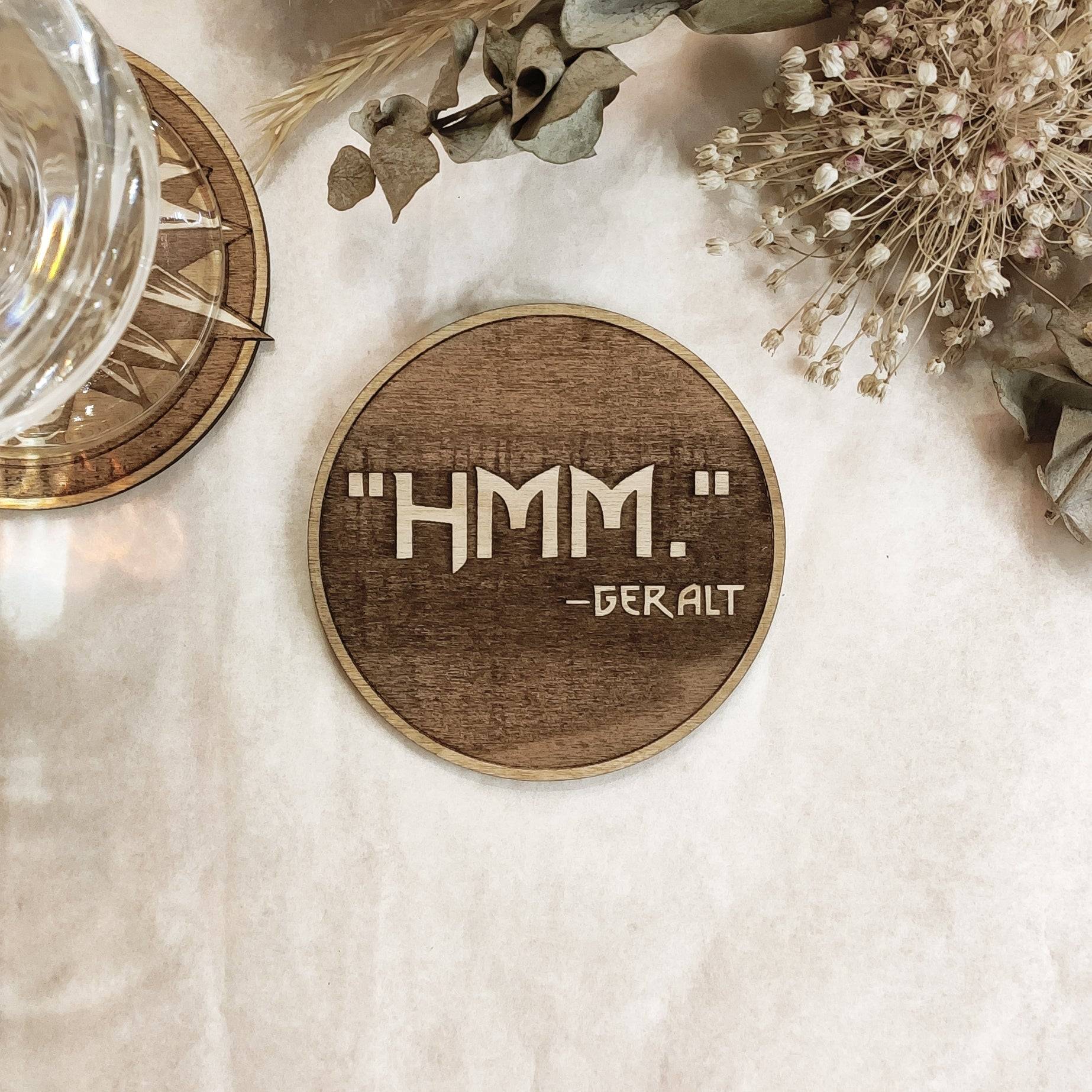 Personalized The Witcher Wooden Coasters Custom Laser Gifts