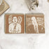 Set of 12 The Office Wooden Coasters - Handmade Gift - Housewarming - Wood Kitchenware-3