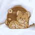 Natural Wood Cat Coasters for Drinkware Protection