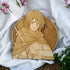 Handcrafted wooden coaster featuring Mikasa Ackerman from Attack on Titan.