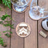 Personalized Star Wars Wooden Coaster Baby Yoda Laser Custom